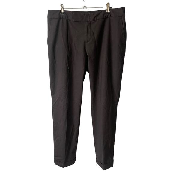 Banana Republic 10 Martin Fit Trousers Dress Pants Dark Gray Wool Stretch - Picture 1 of 14